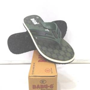BABU-G-BGN- MAN SLIPPER-MEHANDI.BLK<br>97-(6X9)