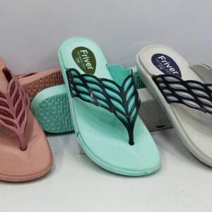 BABU-G-FRIVER-LADIES SLIPPER-MIX COLOUR-<br>318 LOOSE-(5X8)