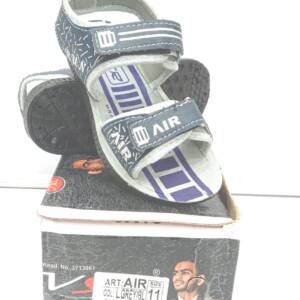 BABU-G-BGN- BOYS SANDAL -L.GRY.BLU- <br>AIR-(1X3)