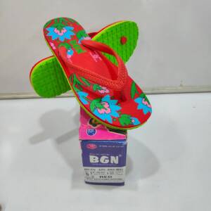 BABU-G-BGN-LADIES SLIPPER-RED-<br>ALIYA HAWAI-(5X8)