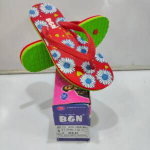 BABU-G-BGN-LADIES SLIPPER-RED-<br>ALIYA HAWAI-(5X8)