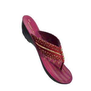 BABU-G VSR Women Slipper_Cherry - <br> ANSHIKA-3 (4x7)