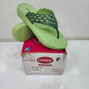 BABU-G-FRIVER-LADIES SLIPPER-GREEN-<br>BFL-401-(5X8)