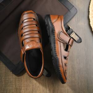 Lee Peeter Tan Men Sandals - LP-C0139