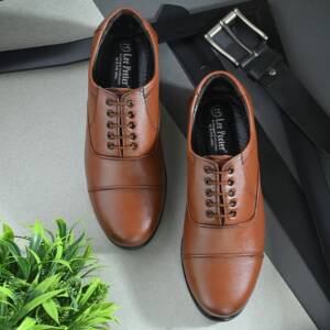 Lee Peeter - Men's Formal Oxford -Tan- <br> LP-C0143