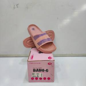 BABU-G-LADIES SLIPPER-PEACH-<br>CUSHION-05-(5X8)