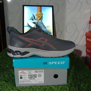 SPEED MENS SPORT SHOE-WILSON <br>BLK/AQUA(6x10)