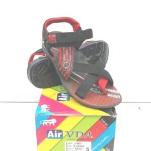 BABU-G-BGN- BOYS SANDAL -BLK.RED<br>J-801-(4X5)