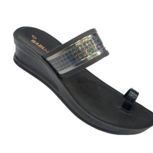 BABU-G VSR Women Slipper_Black - <br> JANNAT-21 (4X7)
