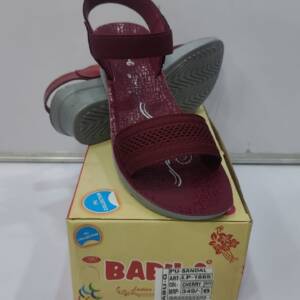 BABU-G-LADIES SANDAL-CHERRY-<br>LP-1665-(4X8)