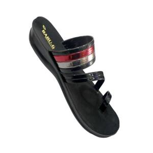 BABU-G VSR Women Slipper_Black - <br> PRIYA-25 (4X7)