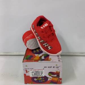 BABU-G-VSR- KIDS SHOES -RED- <br>RAMBO-01(5X10)