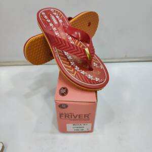 BABU-G-FRIVER-LADIES SLIPPER-COPPER/PICH-<br>RITA-01-(5X8)