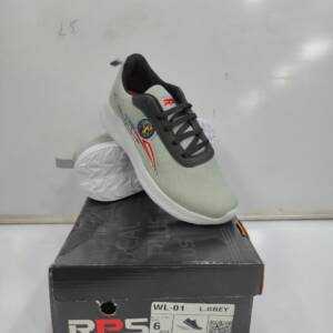 BABU-G-RPS- MEN SHOES-L.GRAY<br>WL-01-(6X9)