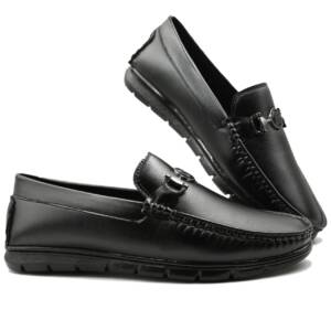 GLOSSY LIFE -MEN LOAFERS -BLACK<br>GL-013