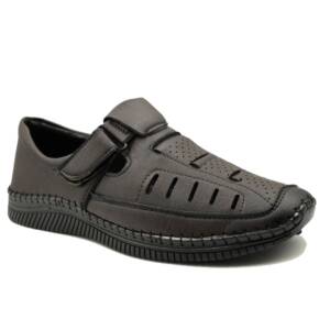 GLOSSY LIFE -MEN SANDAL-DARK BROWN br>GL-016