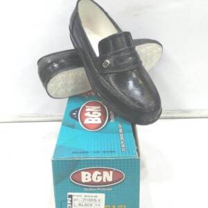 BABU G-MEN PVC SHOES-BLACK<br>2710 FRS (A)-(6X9)