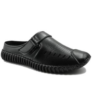 GLOSSY LIFE -MEN SANDAL -BLACK <br>GL-005