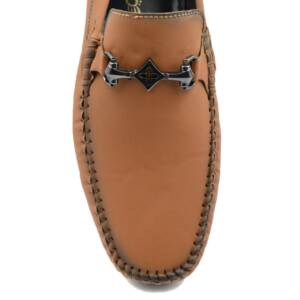GLOSSY LIFE -MEN LOAFERS -BROWN <br>GL-008