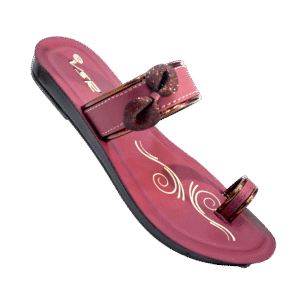 BABU G-LADIES SLIPPER-CHERRY-<br>ALISHA-1-(4X7)