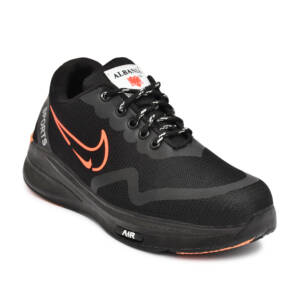 ALBANIA MEN SNEAKERS-ORANGE BLACK-<br>mf-74(6X10)