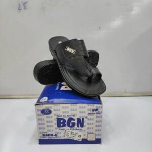 BABU-G-BGN-MAN SLIPPER-BLACK-<br>BG-20-(6X9)