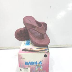 BABU G-VSR-LADIES SLIPPER-PIESTA, WINE, GREY, BLACK<br>BG-BLOOM-(5X8)