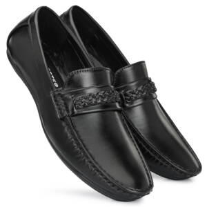 LEE PEETER MEN LOAFERS BLACK-<br>LP-C09