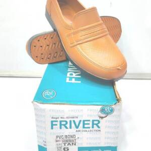 BABU G-MEN PVC  SHOES-TAN<br>HIMMAT-(6X9)
