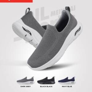 WALKROO-MENS SPORT SHOE-WS9610<br>DARK/GREY(6X10)