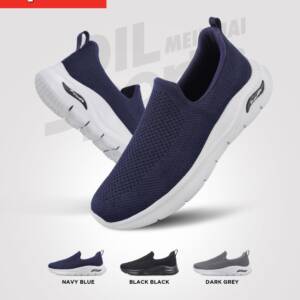 WALKROO-MENS SPORT SHOE-WS9610<br>N.BLUE(6X10)