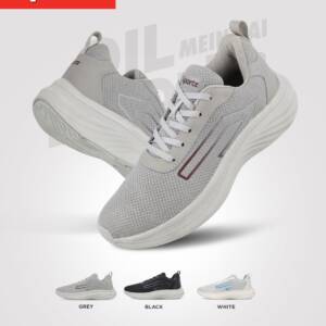 WALKROO-MENS SPORT SHOE-WS9615<br>GREY(6X10)