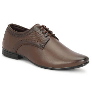 PETER LIKO MEN FORMAL BROWN-<br>PL-1028