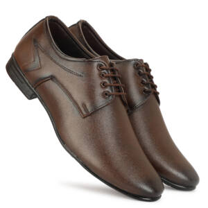 PETER LIKO MEN FORMAL BROWN-<br>PL-1034