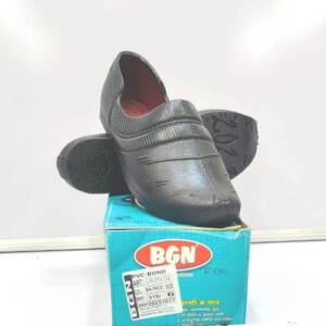 BABU G-MEN PVC SHOES-BLK/RED<br>LIFESTYLE DLX-(6X9)