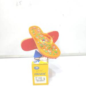 BABU G-VSR-LADIES SLIPPER-ORANGE<br>LK-256-(5X8)