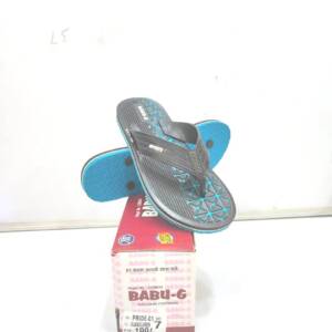 BABU G-VSR-MEN SLIPPER-OLIVE/TAN, BLUE/TAN, BLACK/S.GREEN-<br>PRIDE-01-(6X9)