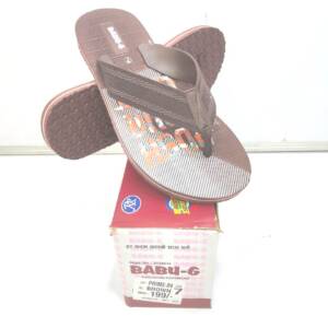 BABU G-VSR-MEN SLIPPER-BROWN-<br>PRIME-04-(6X9)
