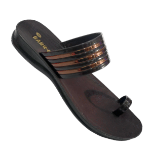 BABU G-LADIES SLIPPER-BROWN-<br>RESHMA-2-(4X7)