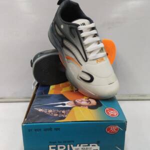 BABU-G-FRIVER-MAN SHOES-WHT/ORANG-<br>-ROLEX-37 -(6X9)