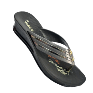 BABU G-LADIES SLIPPER-BLACK-<br>RUPALI-7-(4X7)