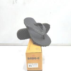 BABU G-VSR-MEN SLIPPER-BLACK-<br>RUSTAM-(6X9)