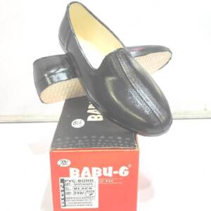 BABU G-MEN PVC SHOES-BLACK<br>SARPANCH FRS-(6X9)