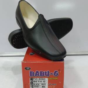 BABU-G-MAN SHOES-BLACK-<br>SETH G -(6X9)