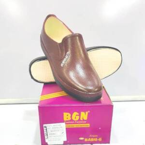 BABU G-MEN PVC SHOES-BROWN<br>SHERA FRS-(6X9)