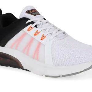 PINO ORIGINAL MEN SPORT SHOES- BLACK WHITE-<br>PZ-008