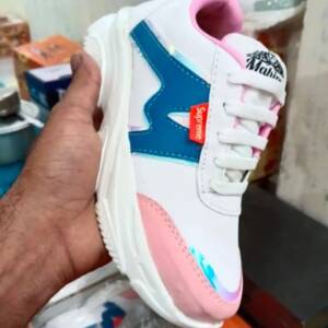 GLOSSY LIFE -WOMEN SPORTS- WHITE/BLUE- br>GL-012