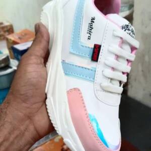 GLOSSY LIFE -WOMEN SPORTS- SKY/WHITE- br>GL-020