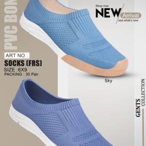 BABU-G VSR MAN SHOES PVC-<br>SOCKS FRS-(6X9)