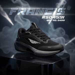 REDTAPE - MEN SPORTS -BLACK -<br>RS04591(6X10)